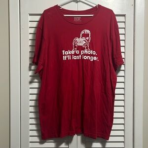 Old Navy 🇺🇸 “Take a Photo” 📸 funny Tee XXL